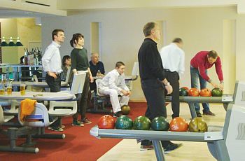 The Bowling tournament in the Club