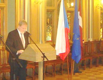 Прием Посольства Чехии, Посол Чехии Томаш Пштрос