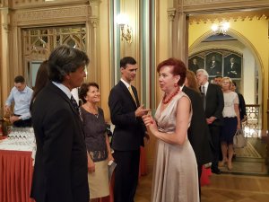 Reception of the Embassy of Italy in Latvia. Ambassador Sebastiano Fulci