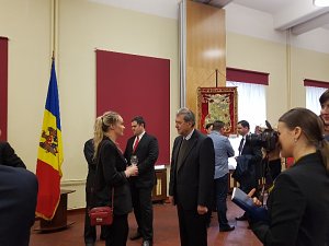 On 27 April, the Ambassador of Moldova in Latvia opened the exhibition